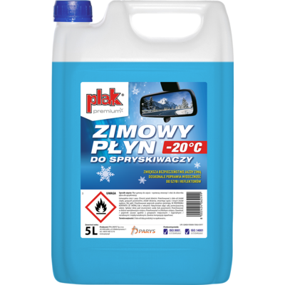 Zimowy płyn do spryskiwaczy 5 l -20 C° PLAK PREMIUM