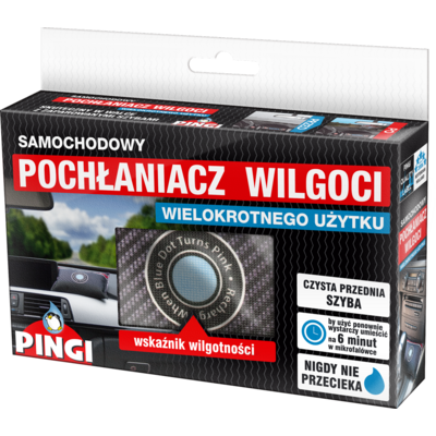 Pochłaniacz wilgoci wielokrotnego użytku do samochodu XL PINGI