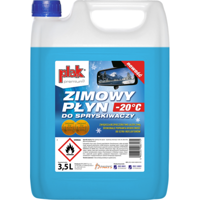Zimowy płyn do spryskiwaczy 3,5 l -20 C° PLAK PREMIUM