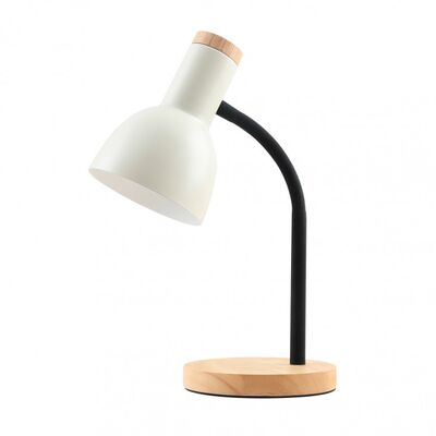 Lampa biurkowa Senza E27 biały