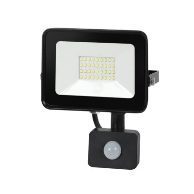 Naświetlacz halogen domo 30 W czujnik PIR zimna biel CW