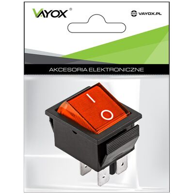 Przełącznik IRS-201 1A czerwony PRK0006B Vayox PAK.
