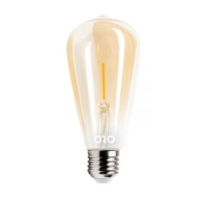 Żarówka LED ORO-E27-ST64-FL-AMBER-1,3W-WW