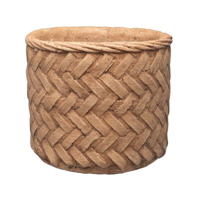 Osłonka ceramiczna BOHO TRESS 19 cm 28661 beż