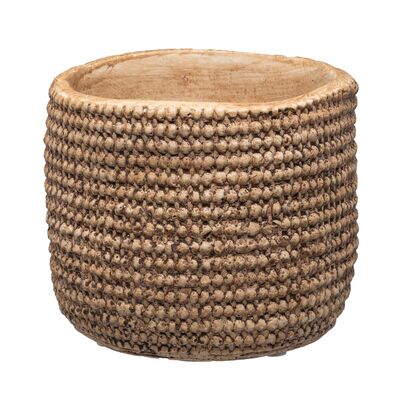 Osłonka ceramiczna BOHO SIMPLE 19 cm 28658 beż
