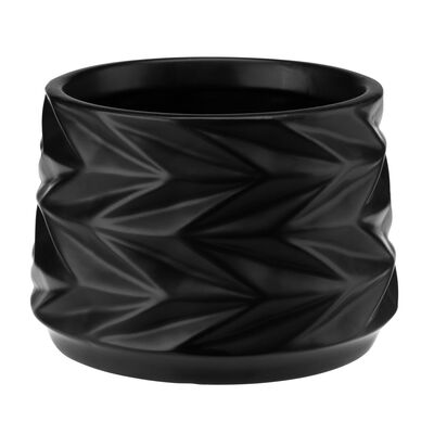 Osłonka ceramiczna SOPHIA 15 cm 26934 czarny
