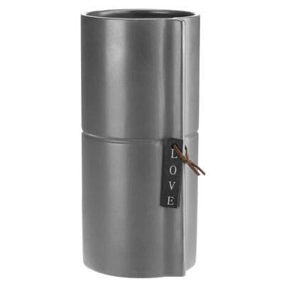 Osłonka ceramiczna ELIZA 11 cm 24911 szary