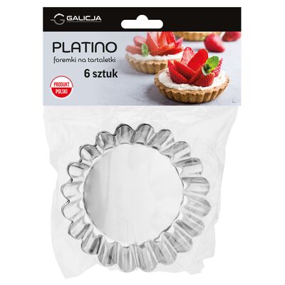 Foremki na tartaletki PLATINO 9 cm 6 sztuk