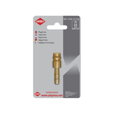 Wtyk na wąż 6 mm 46843