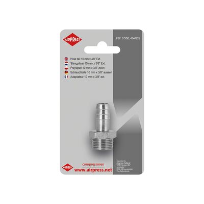 Przyłącze na wąż 10 mm – 3/8” gwint zewnętrzny
