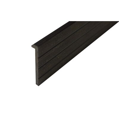 Listwa wykończeniowa L WPC antracyt 2200 x 70 x 18 mm