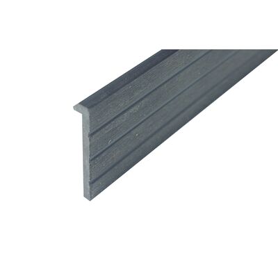 Listwa wykończeniowa L WPC grafit 2200 x 70 x 18 mm