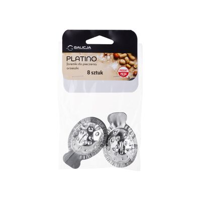 Foremki do pieczenia ORZESZKI PLATINO 8 szt. Galicja
