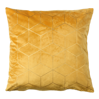 Poszewka SANSO 45 x 45 cm musztardowy