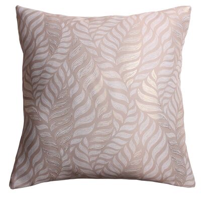 Poszewka ALLORO 45 x 45 cm taupe/złoty nadruk 2S