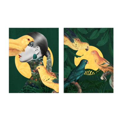 Obraz Canvas Set 2x 32 x 42 ST760 Valeria