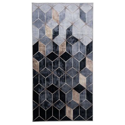 Dywan drukowany ARNO petra 80 x 140 cm czarny