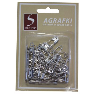 Agrafki - zestaw 36 sztuk