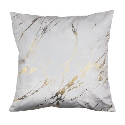 Poszewka STORM 45 x 45 cm biało-złoty