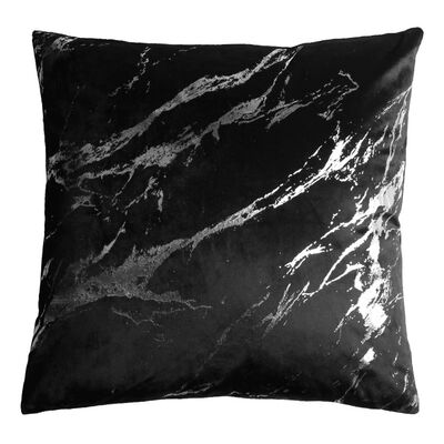 Poszewka STORM 45 x 45 cm czarno-srebrny