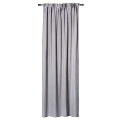 Zasłona z taśmą ZAHRA 140 x 280 cm szary