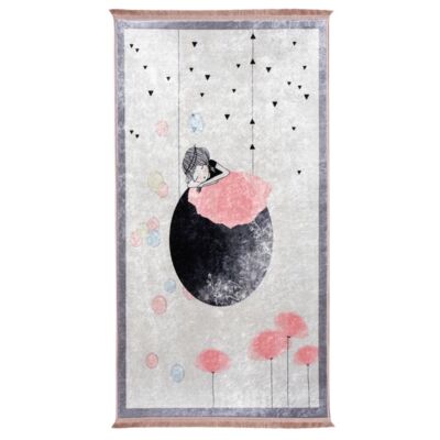 Dywan drukowany ZALA petra 120 x 160 cm różowy