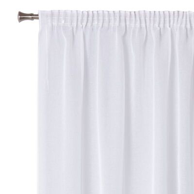 Firanka z taśma MARY, 290 x 160 cm, kolor biały