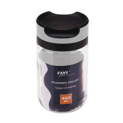 Pojemnik szklany GLASSER 660 ml mix
