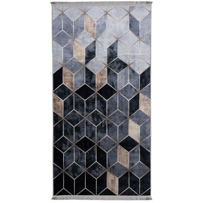 Dywan drukowany ARNO petra 60 x 120 cm czarny