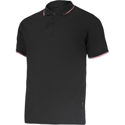 Koszulka polo 190g/m2 czarna "M" ce lahti pro