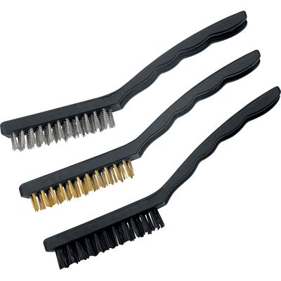 Szczotki uniwersalne 230 mm stal miedź nylon komplet 3 sztuk