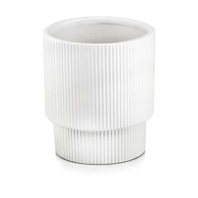 Osłonka ceramiczna white mat 15 cm
