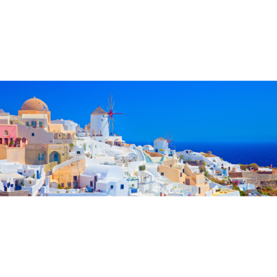 Obraz na płótnie 120 x 50 cm Santorini