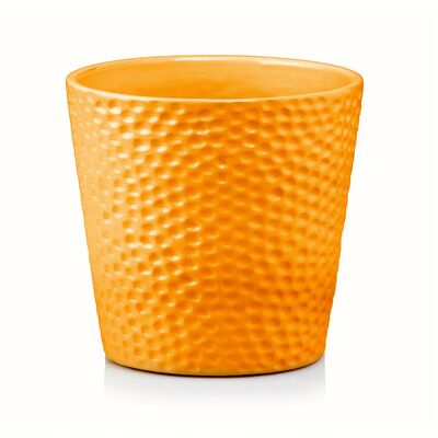 Osłonka ceramiczna musztardowa 13 cm
