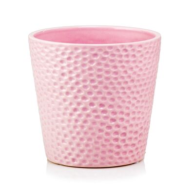 Osłonka ceramiczna różowa 13 cm