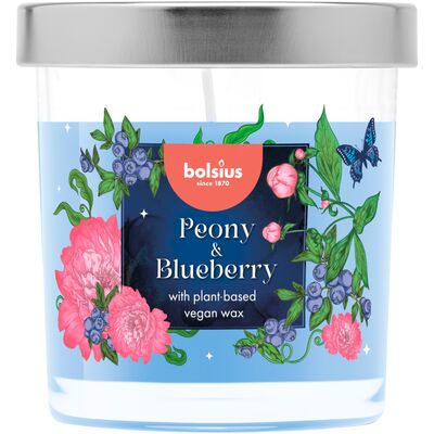 Świeca zapachowa w szkle Peony  Blueberry