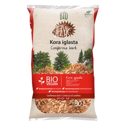 BIO Jeżyk kora iglasta 80 l