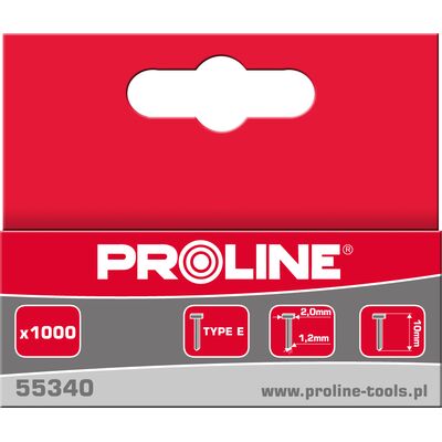 Gwoździe do zszywaczy 12 x 2,0 x 1,2 mm 1000 sztuk Proline