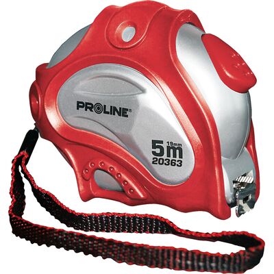 Miara zwijana 3 m x 16 mm dwustronna biała magnes nylon CE Proline
