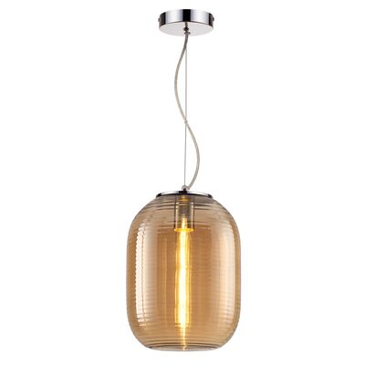 Lampa wisząca Emily amber E27 40W