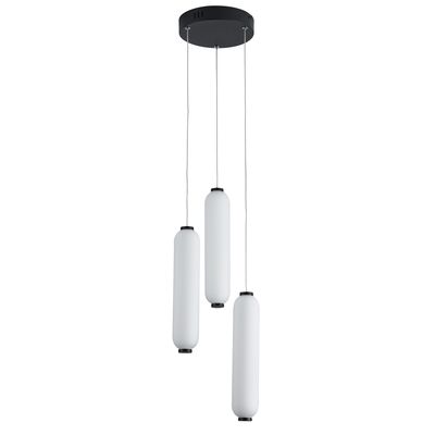 Lampa wisząca Catkin 21 cm czarny mat LED 3x 8W