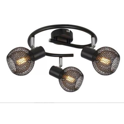 Spirala Loretto czarna 3x E14 40W