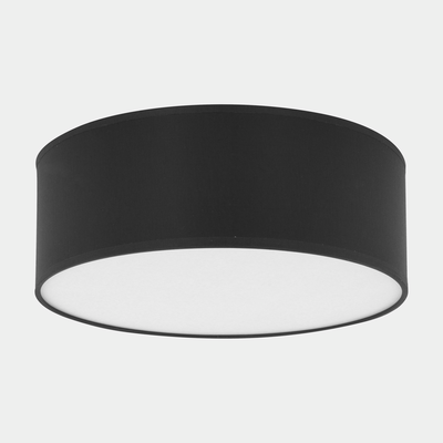 Lampa sufitowa Rondo 45 x 15 cm czarno-biały