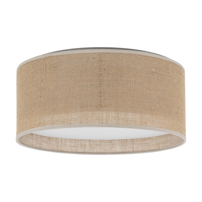 Lampa sufitowa Juta 45 x 13 cm biało-brązowy