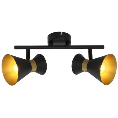 Listwa Breda czarno-złota 2x E14 40W