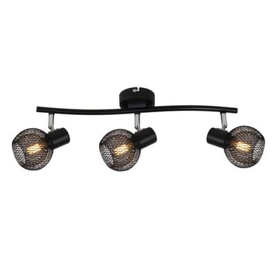 Listwa Loretto czarna 3x E14 40W