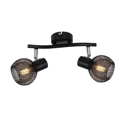 Listwa Loretto czarna 2x E14 40W