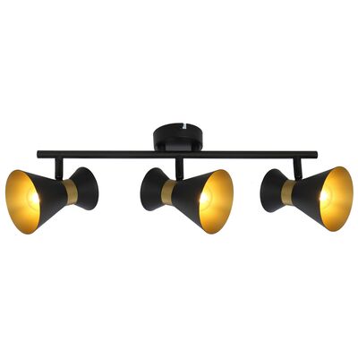 Listwa Breda czarno-złota 3x E14 40W