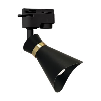 Oprawa do zamontowania na szynoprzewodzie LORETA TRA E14 black/golden strühm