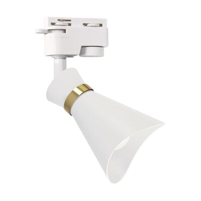 Oprawa do zamontowania na szynoprzewodzie LORETA TRA E14  white/golden strühm